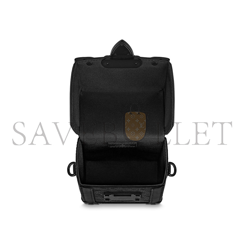 LOUIS VUITTON VERTICAL TRUNK WEARABLE WALLET MEN'S BAG 'BLACK' M82070 (17.5*10.7*6.8cm)